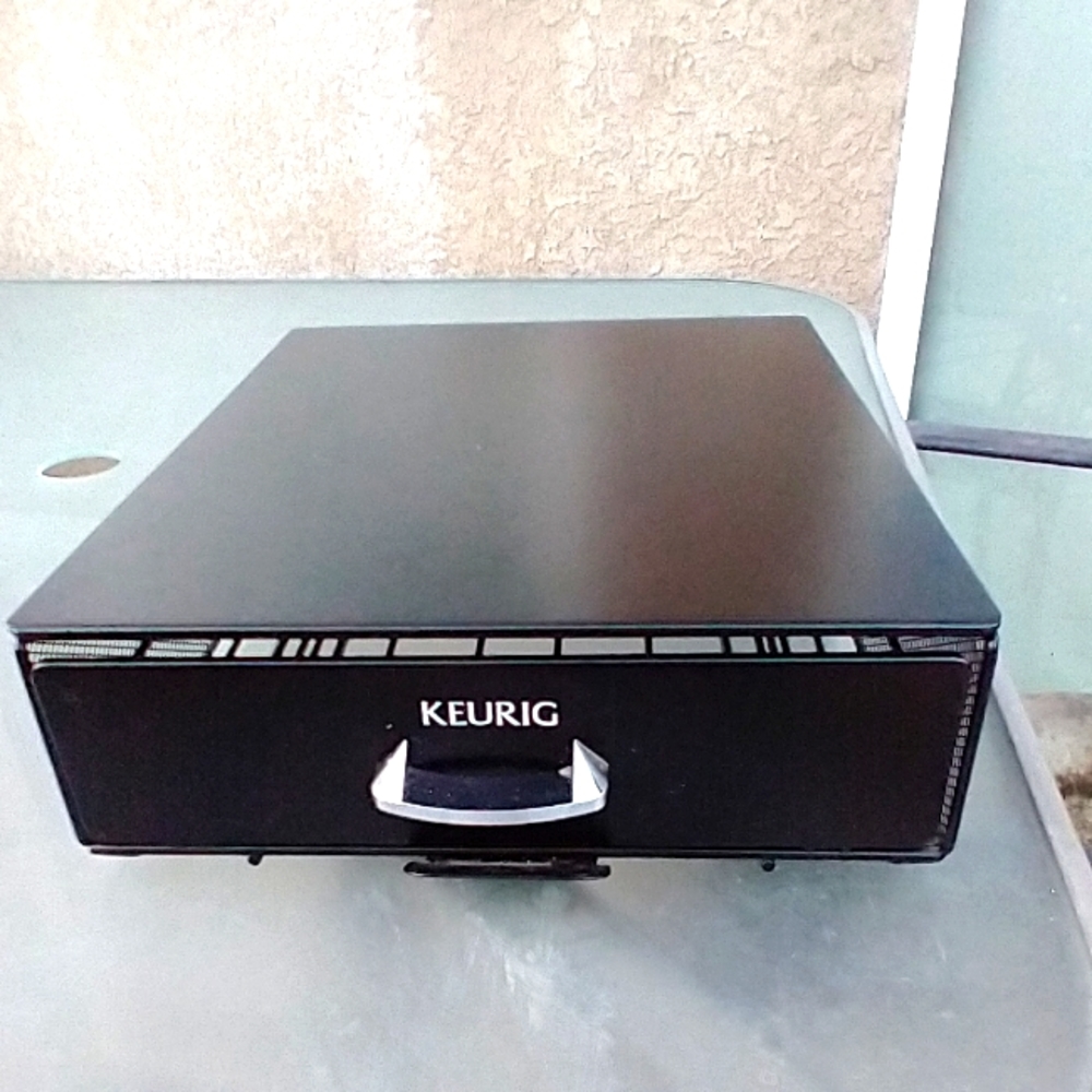 Keurig Black Coffee Pod Drawer Storage Organizer